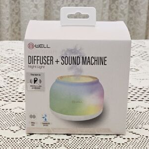 Aroma Therapy Diffuser and Sound Machine Night Light 5 Sounds White Noise Sleep